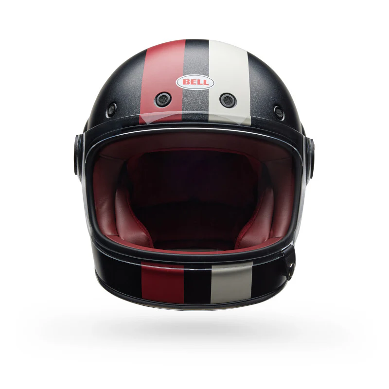 BELL BULLITT GT COMMANDER HELMET - MATTE BLACK/WHITE - Image 3