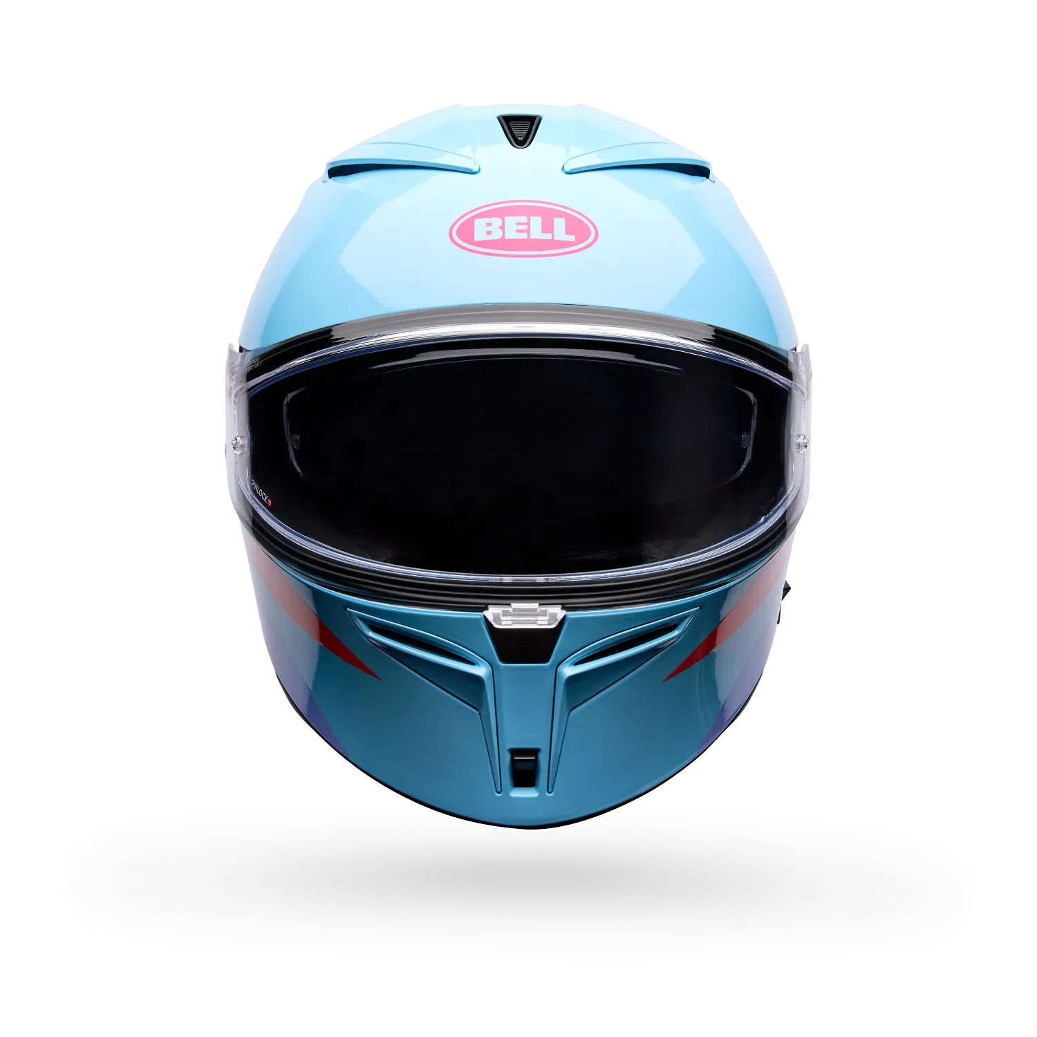 BELL LITHIUM PASSION HELMET - BLUE/PINK - Image 3