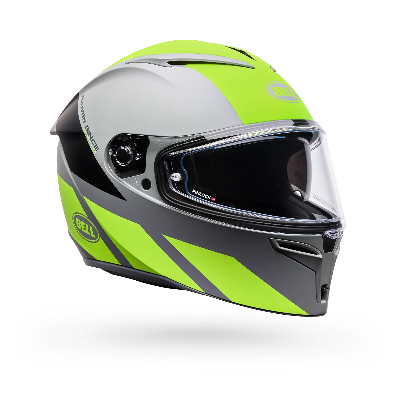 BELL LITHIUM TECH HELMET - YELLOW/GREY