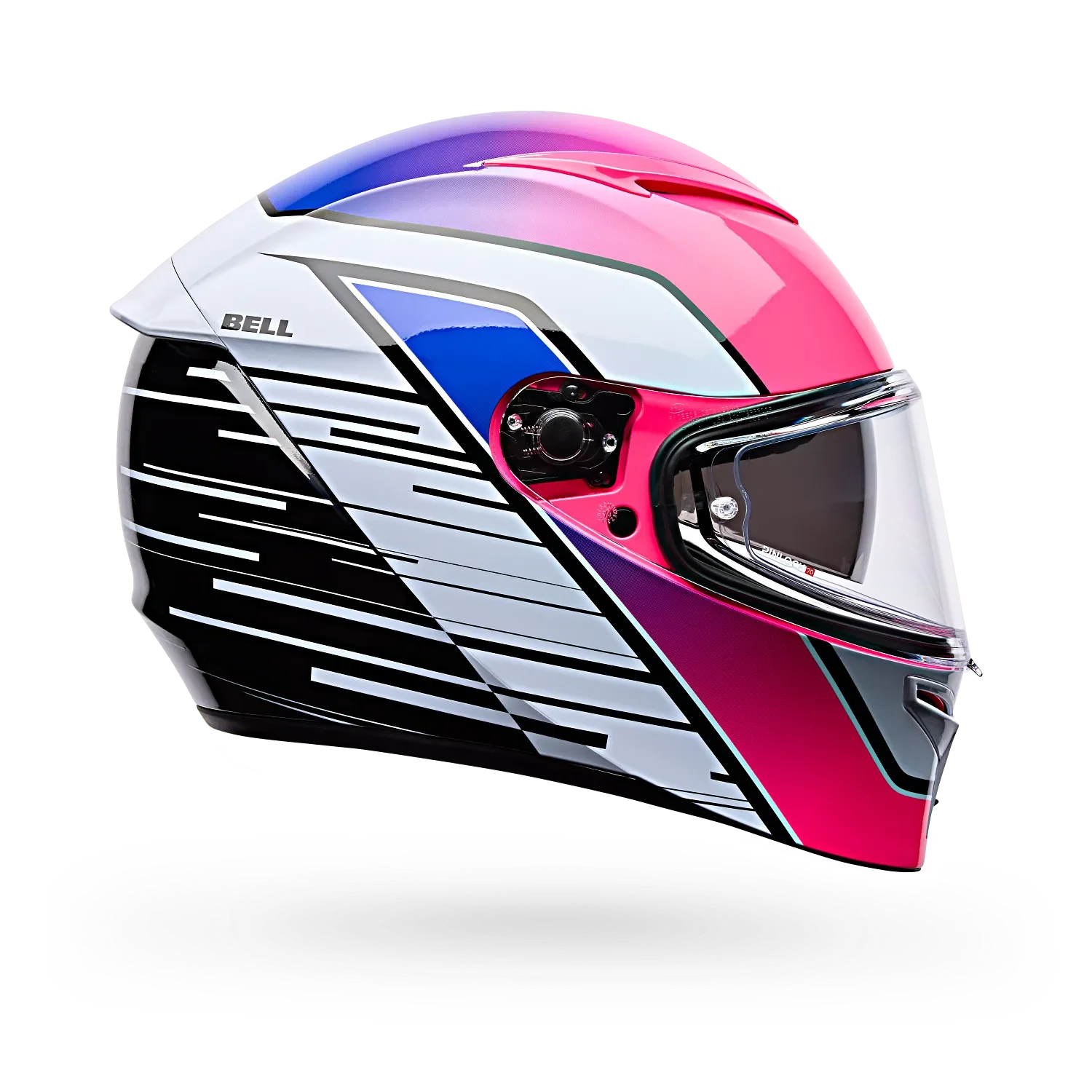 BELL LITHIUM TRANSITION HELMET - PURPLE/WHITE - Image 2