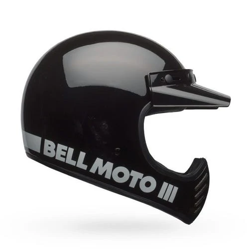 BELL MOTO-3 CALSSIC HELMET - BLACK - Image 2