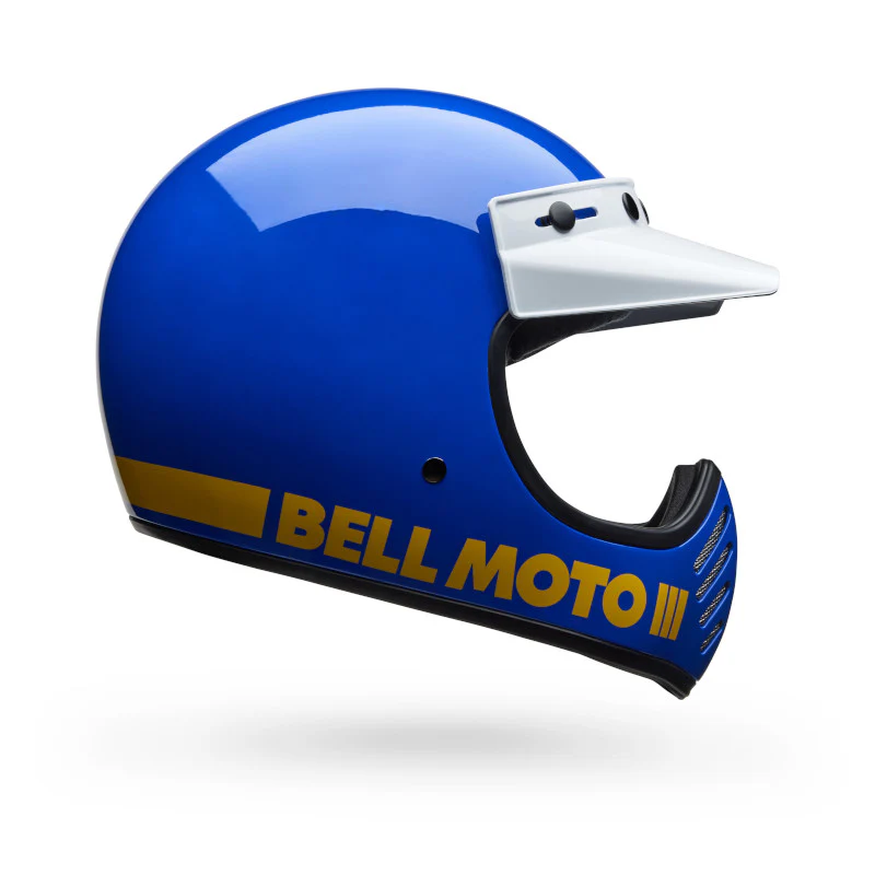 BELL MOTO-3 CLASSIC 2 HELMET - BLUE - Image 2