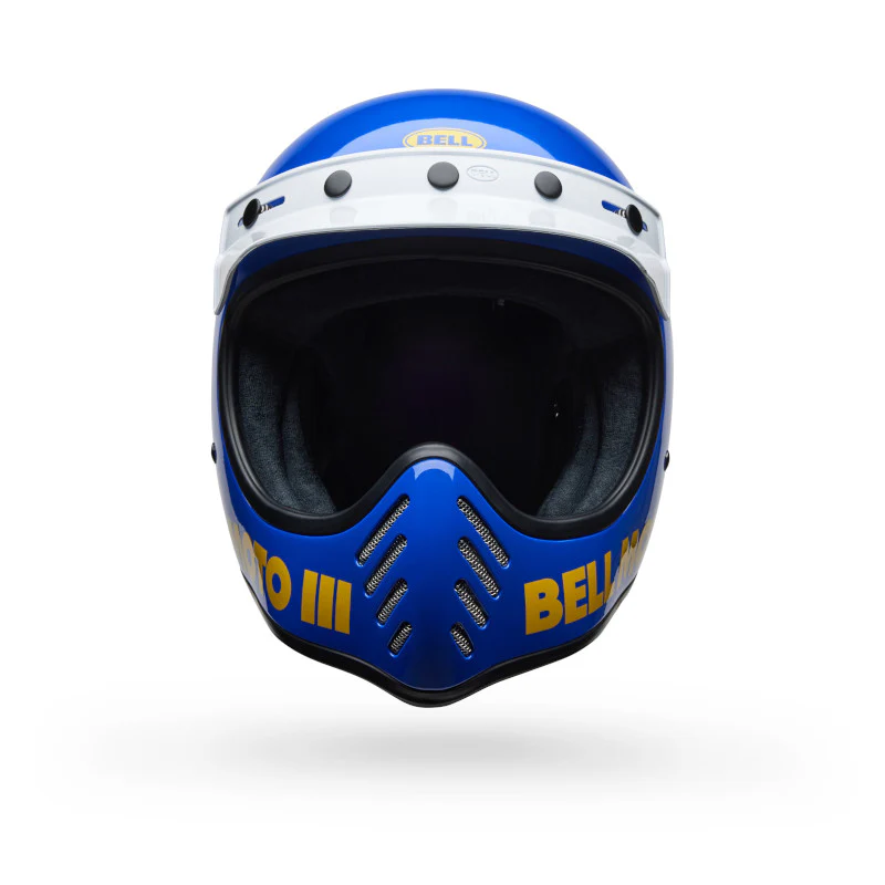 BELL MOTO-3 CLASSIC 2 HELMET - BLUE - Image 3