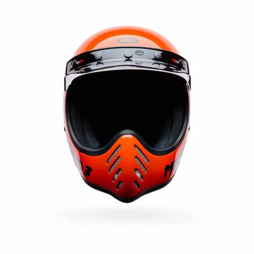 BELL MOTO-3 CLASSIC HELMET - ORANGE - Image 2