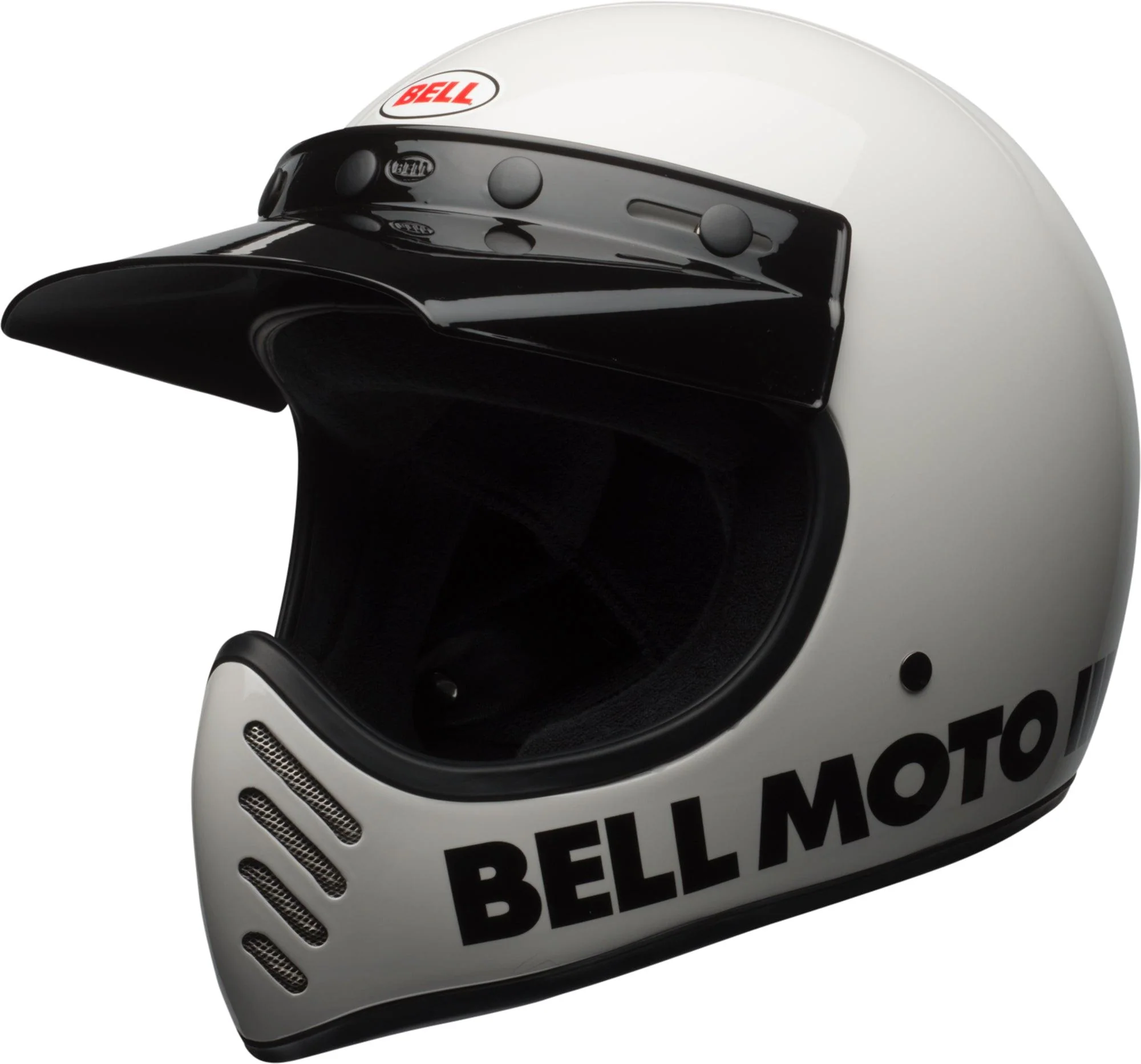 BELL MOTO-3 CLASSIC HELMET - WHITE