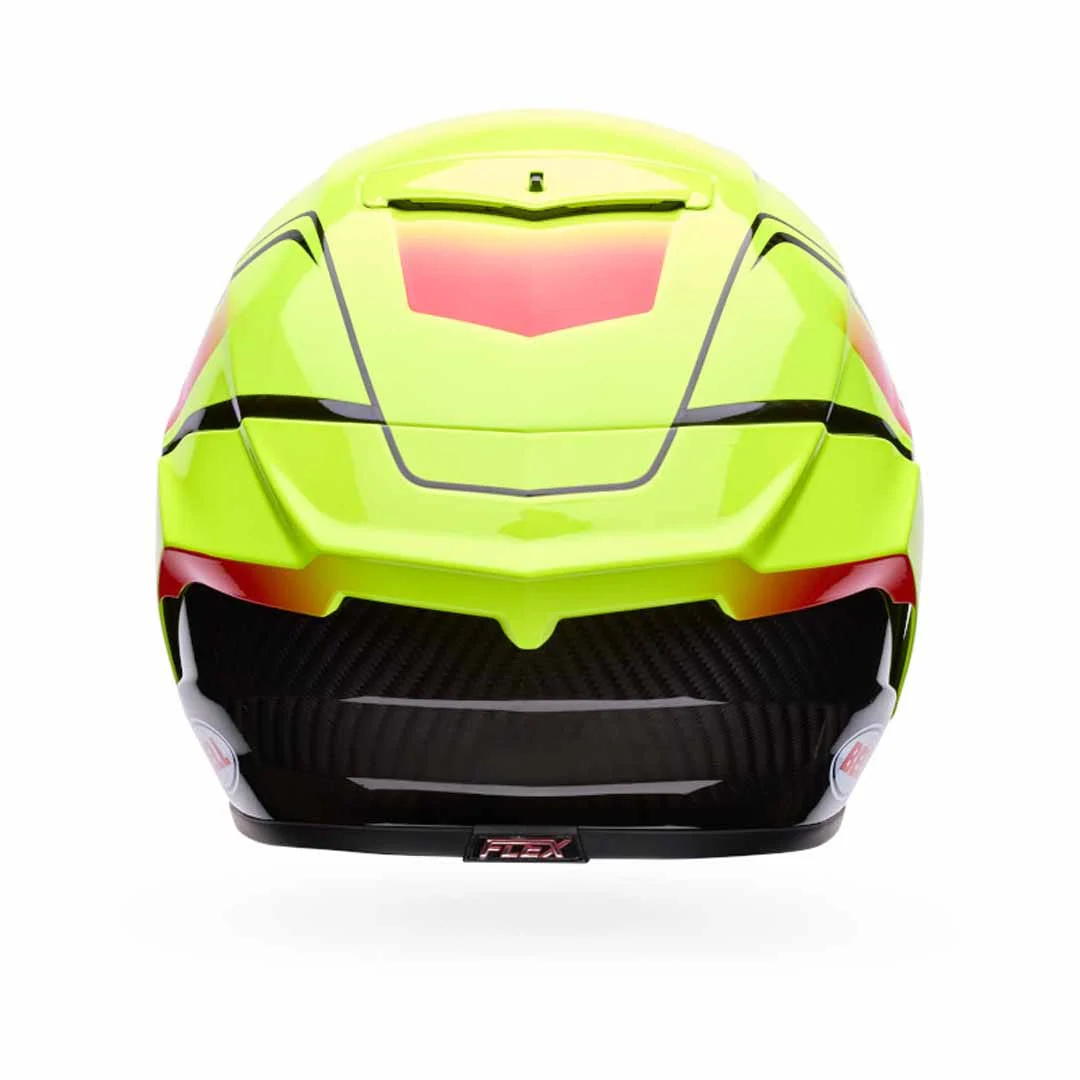 BELL RACE STAR FLEX GRID HELMET - YELLOW - Image 4