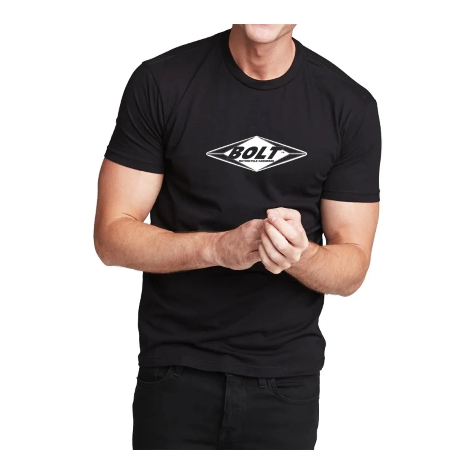 Bolt Keep Smokers Lit T-Shirt - Black (2XL) - Image 2