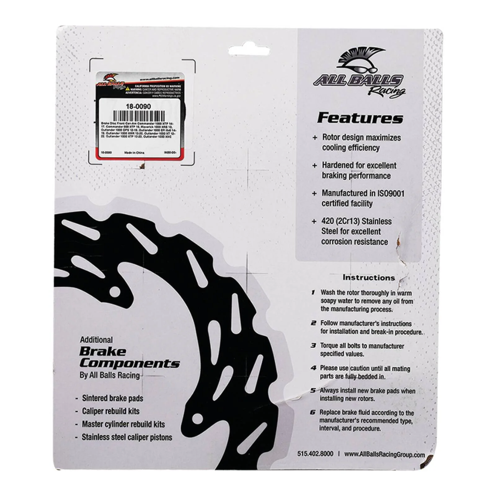 Brake Disc Front / Rear – 18-0090 - Image 5
