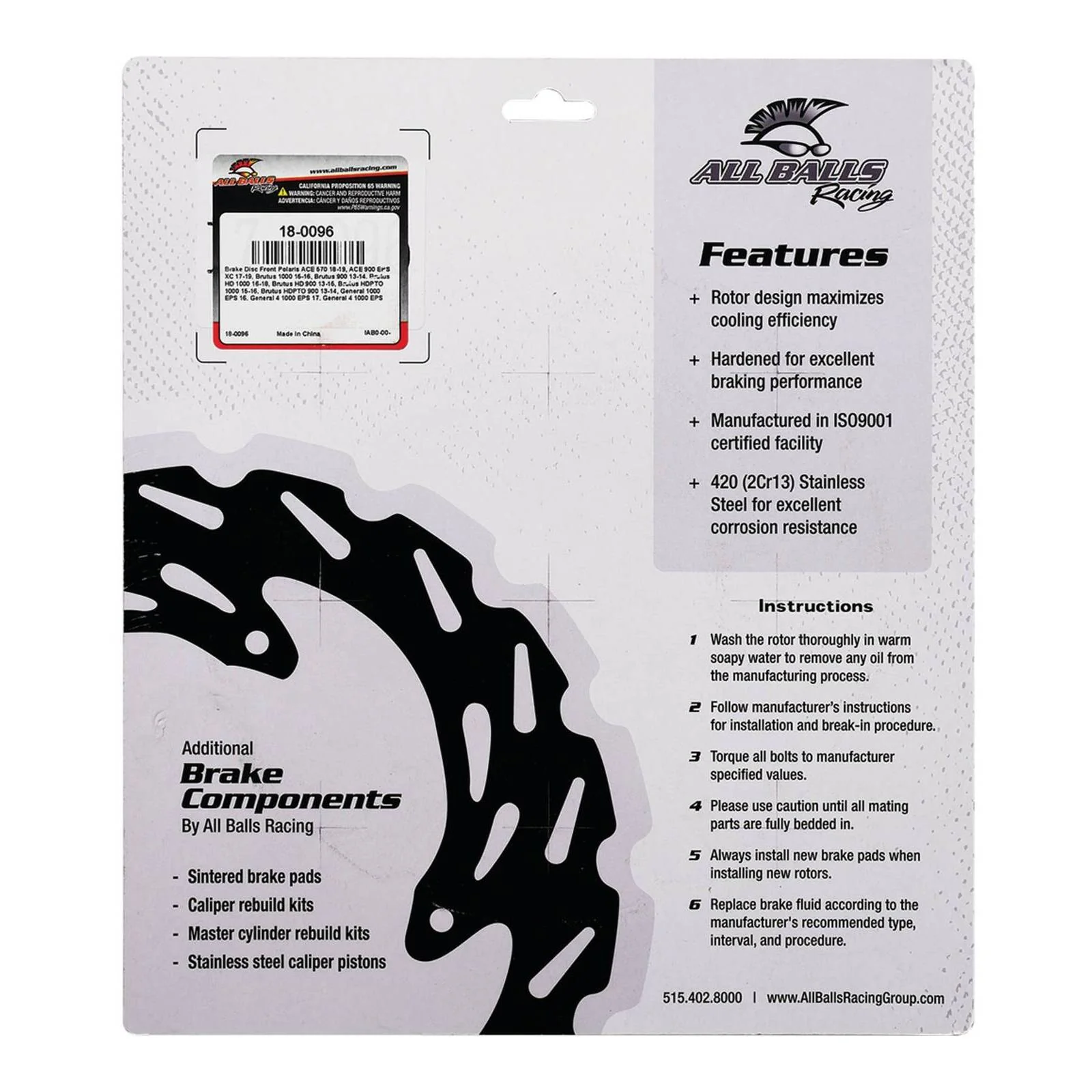 Brake Disc Front / Rear – 18-0096 - Image 5