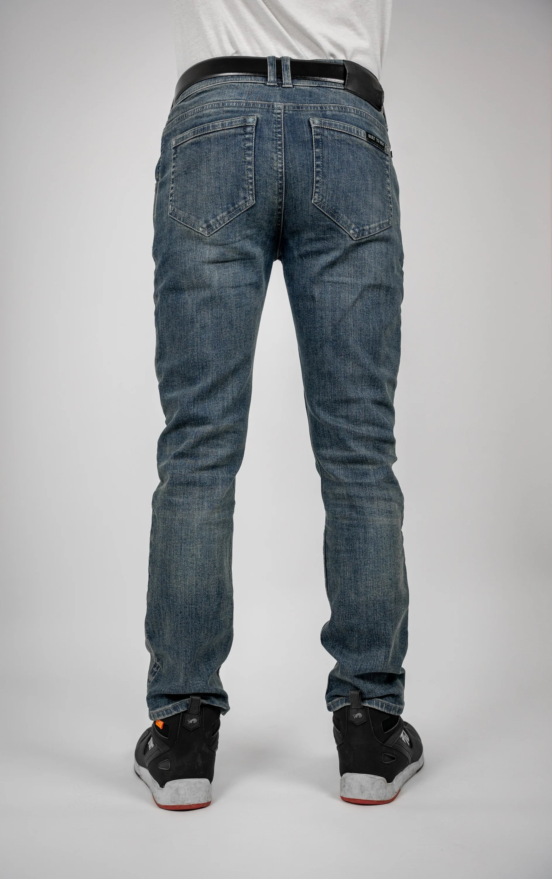 BULL-IT AJAX STRAIGHT JEANS REGULAR LEG - STEEL BLUE - Image 2