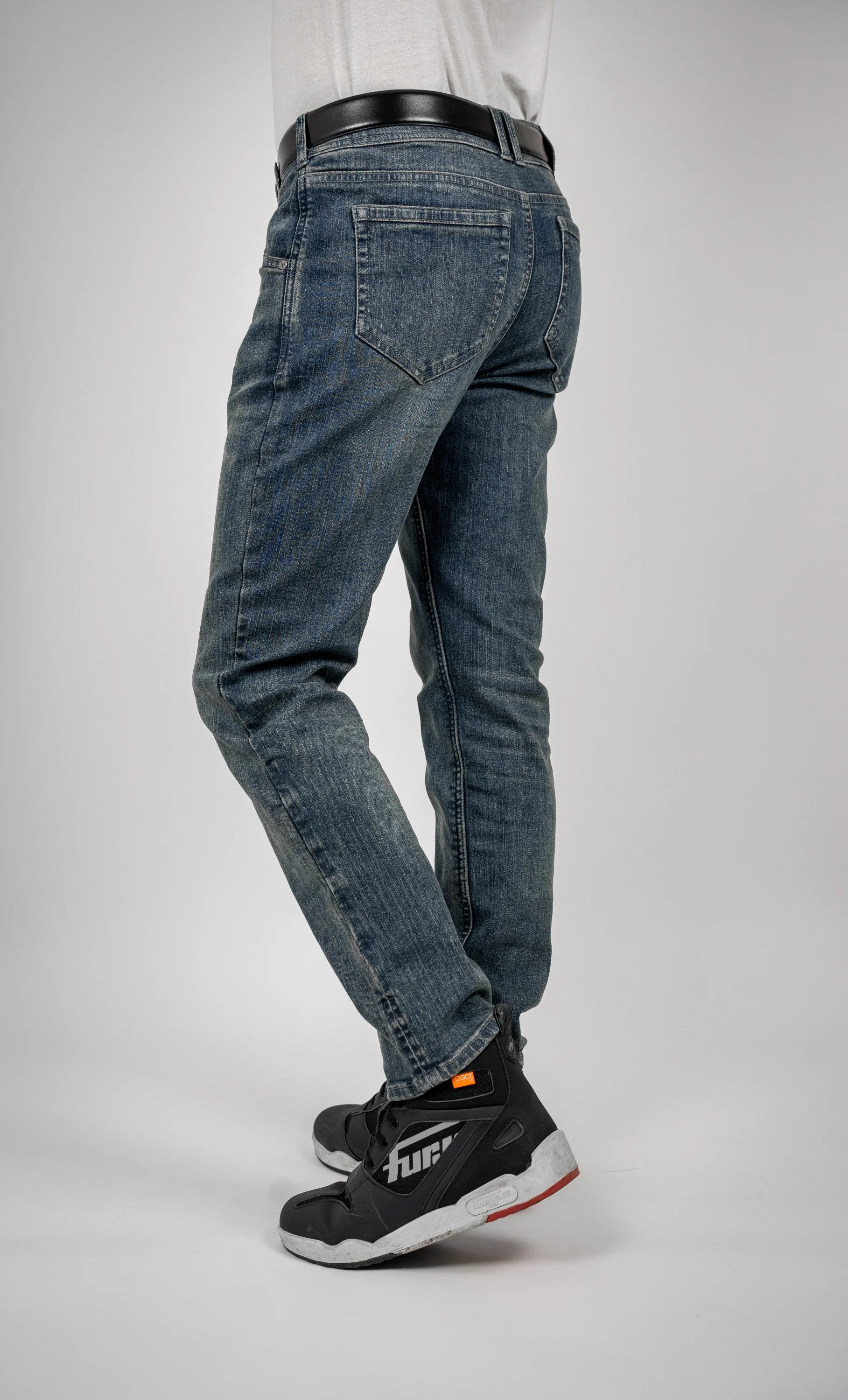 BULL-IT AJAX STRAIGHT JEANS REGULAR LEG - STEEL BLUE - Image 4
