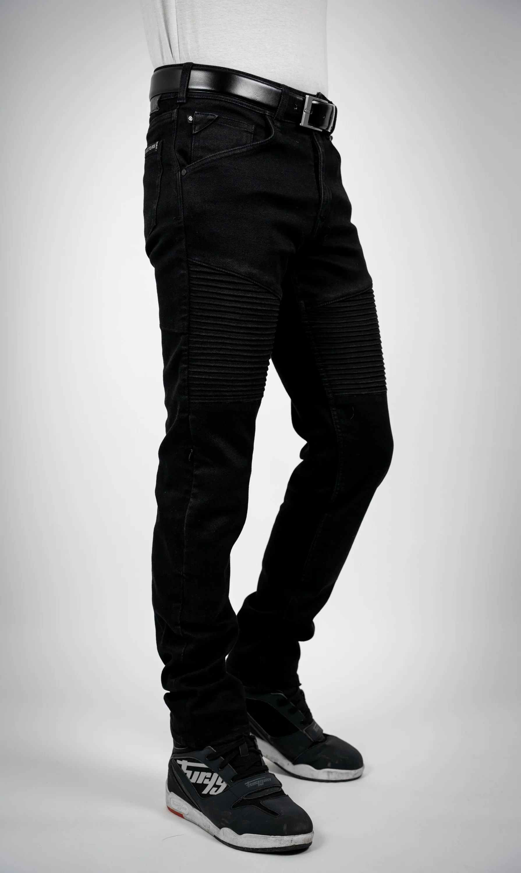 BULL-IT GUARDIAN SLIM JEANS REGULAR LEG - BLACK - Image 3