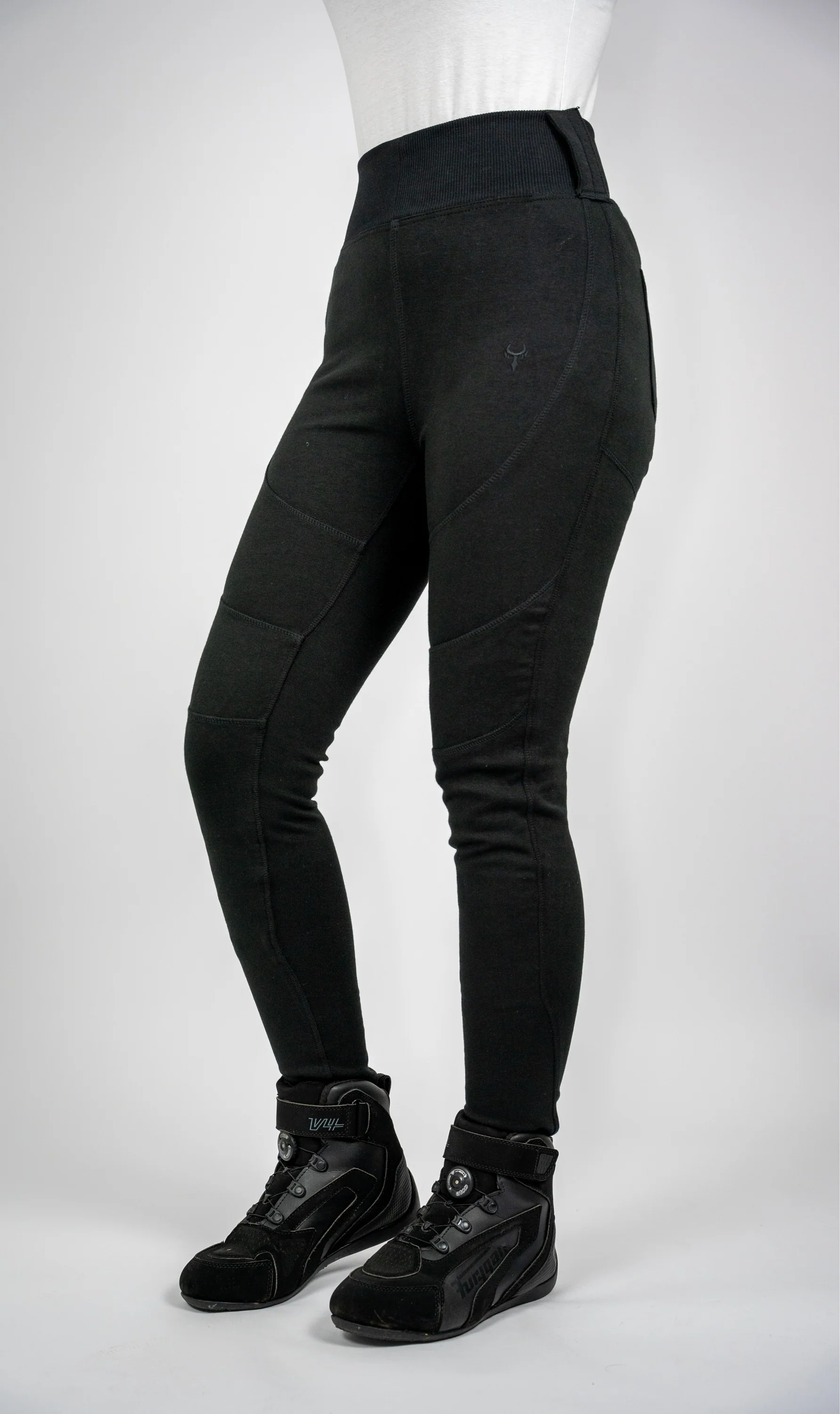 BULL-IT LADIES FALCON SLIM JEGGING REGULAR LEG - BLACK - Image 2