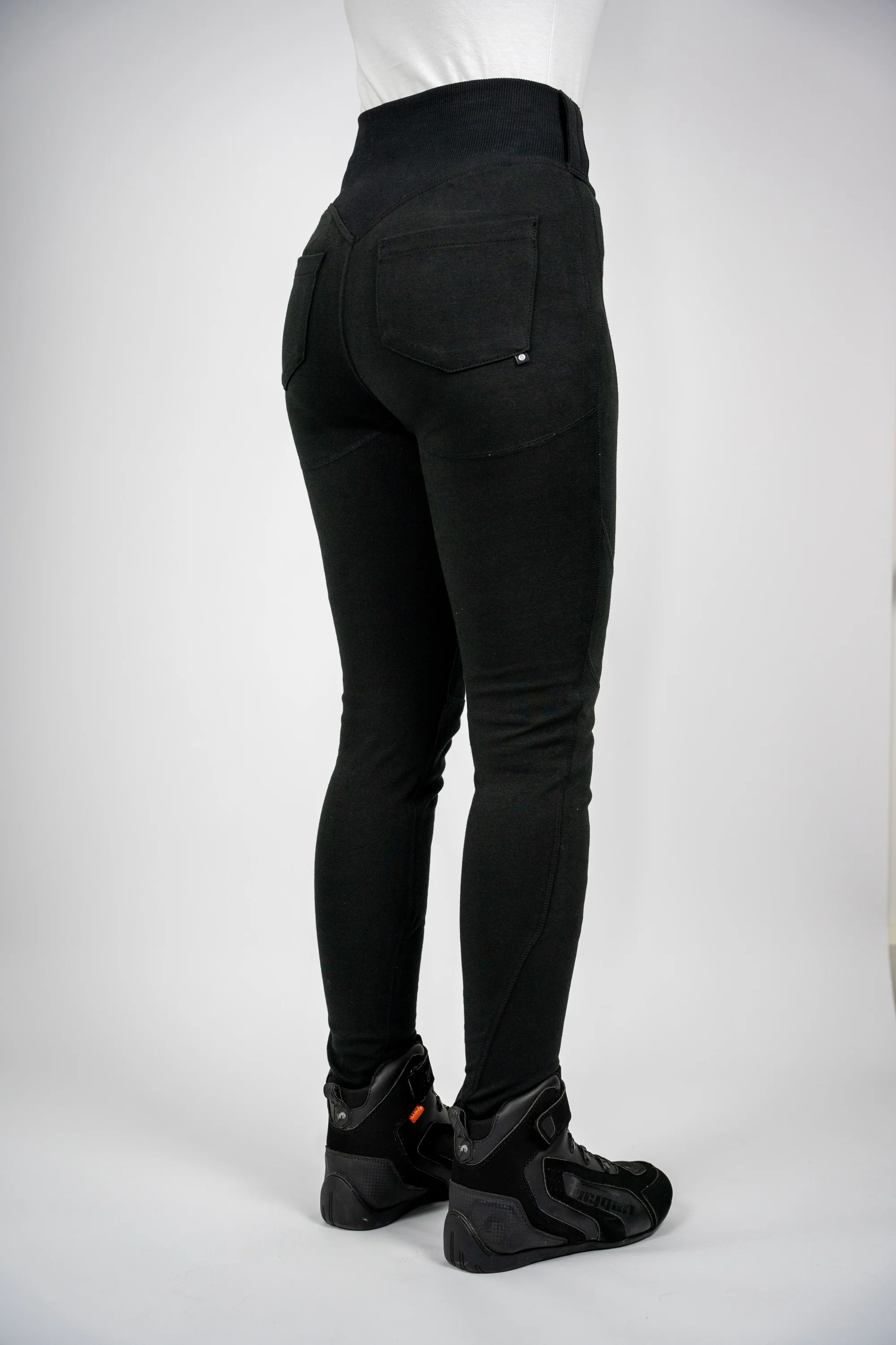 BULL-IT LADIES FALCON SLIM JEGGING REGULAR LEG - BLACK - Image 4