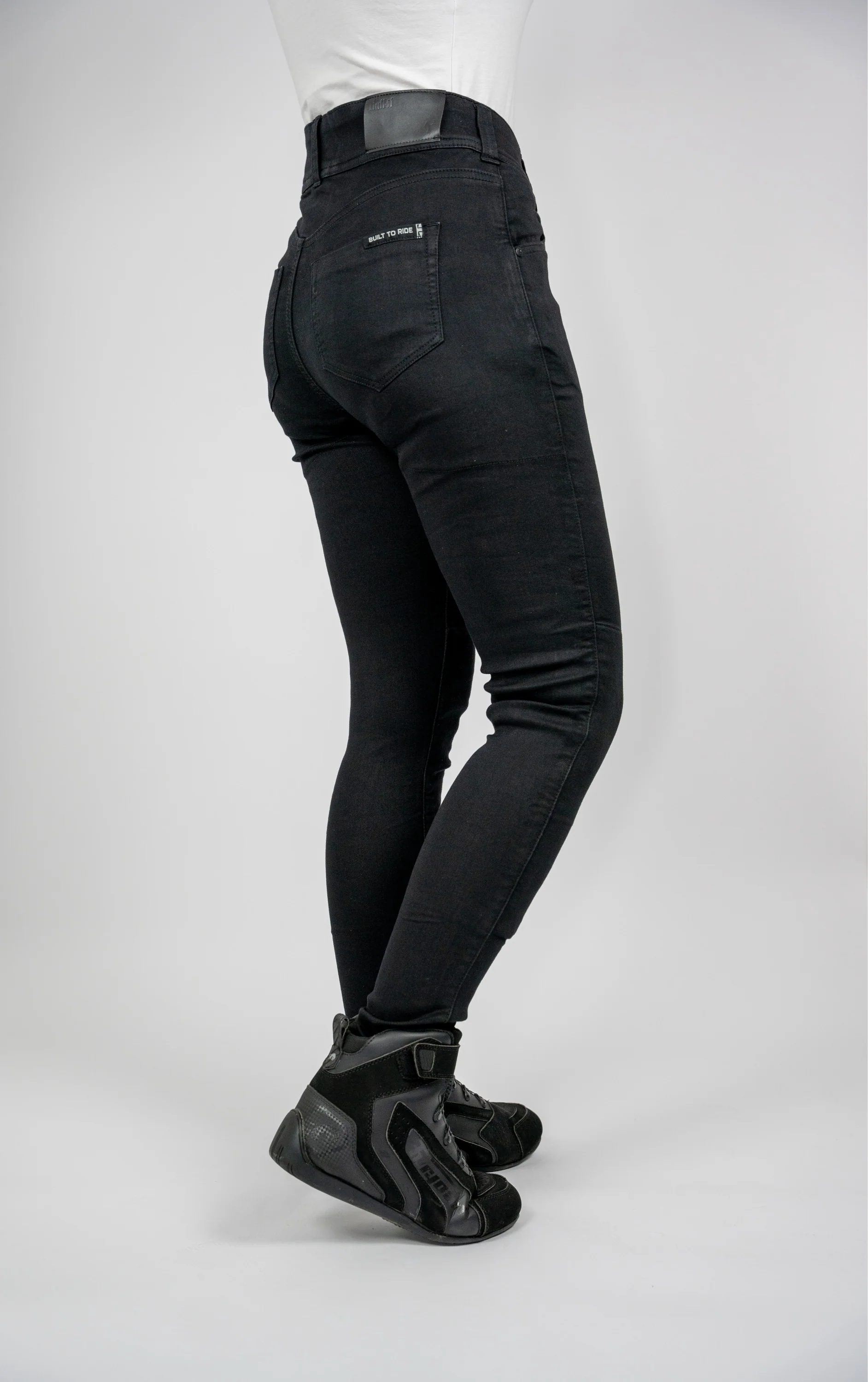 BULL-IT LADIES FURY SLIM JEANS LONG LEG - BLACK - Image 4