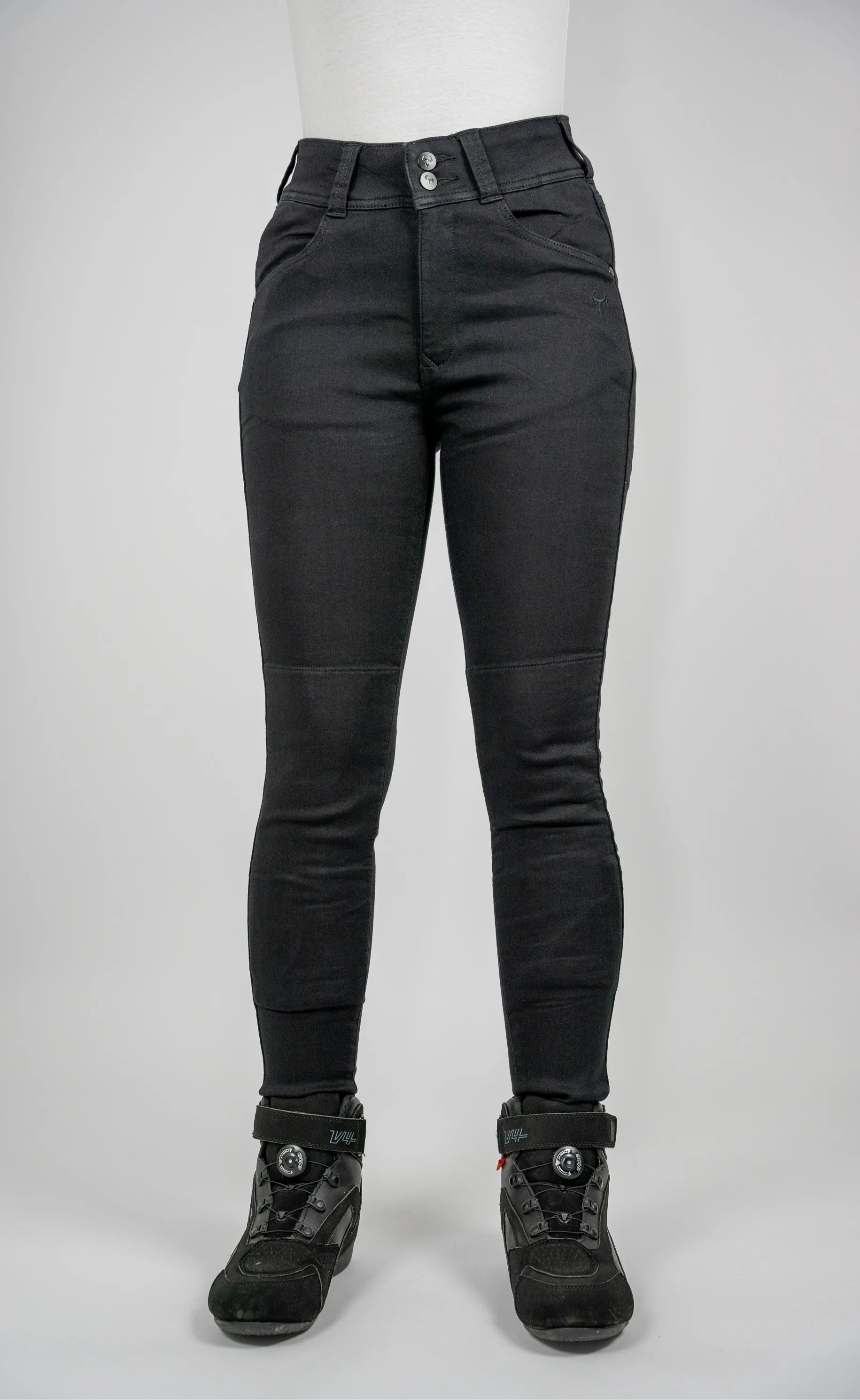BULL-IT LADIES FURY SLIM JEANS REGULAR LEG - BLACK