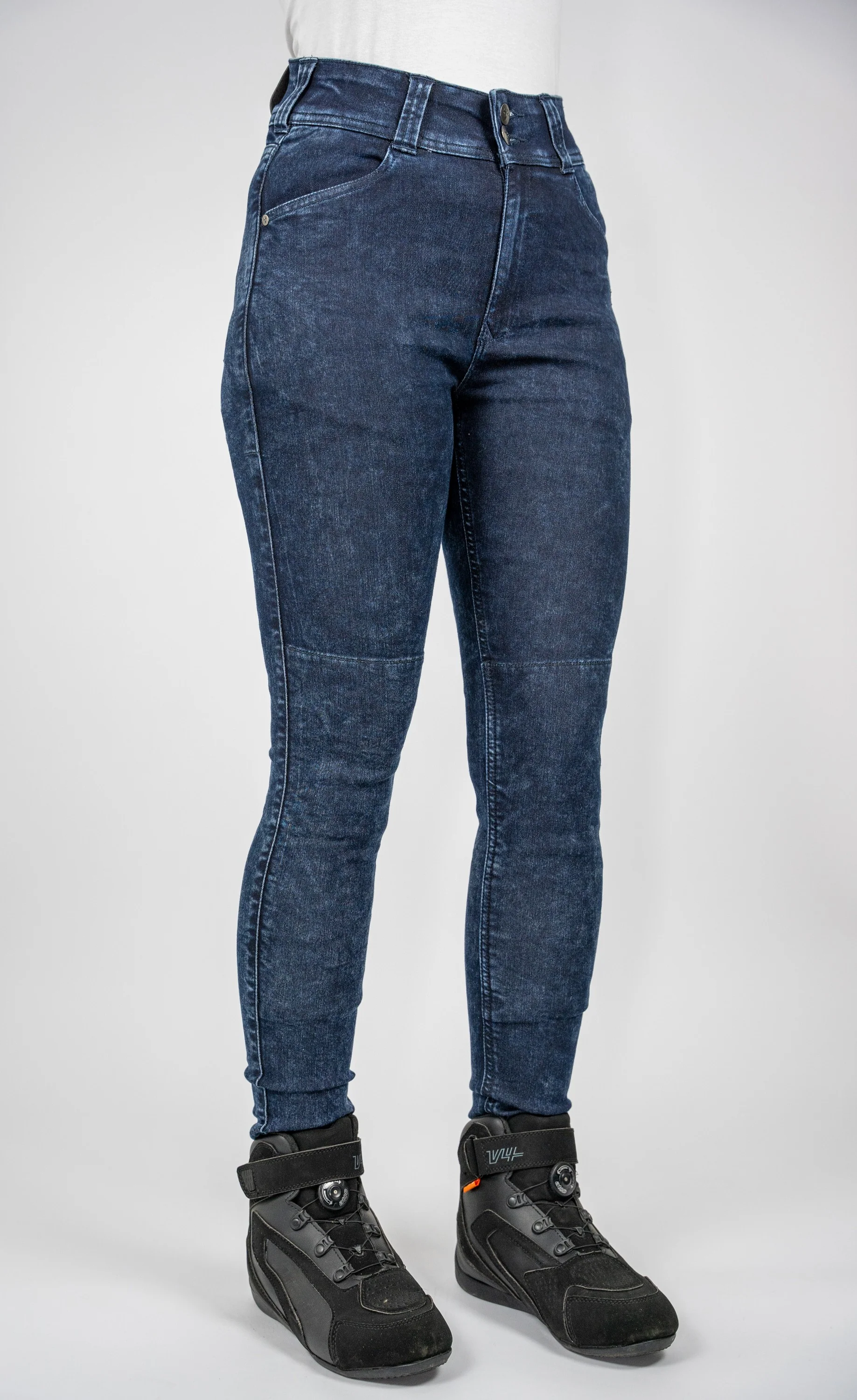 BULL-IT LADIES FURY SLIM JEANS REGULAR LEG - BLUE - Image 2