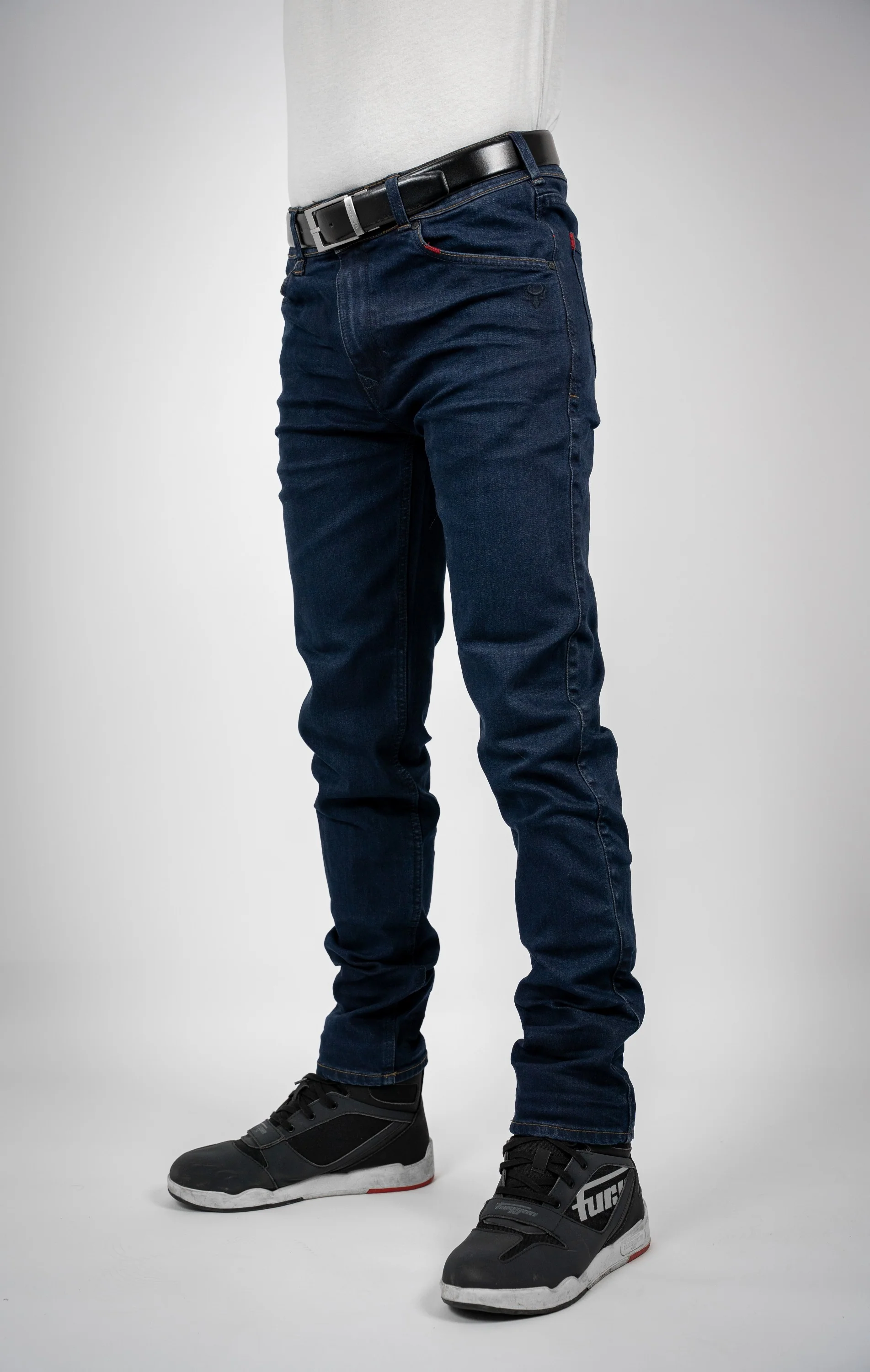 BULL-IT SPITFIRE STRAIGHT JEANS SHORT LEG - DARK BLUE - Image 3