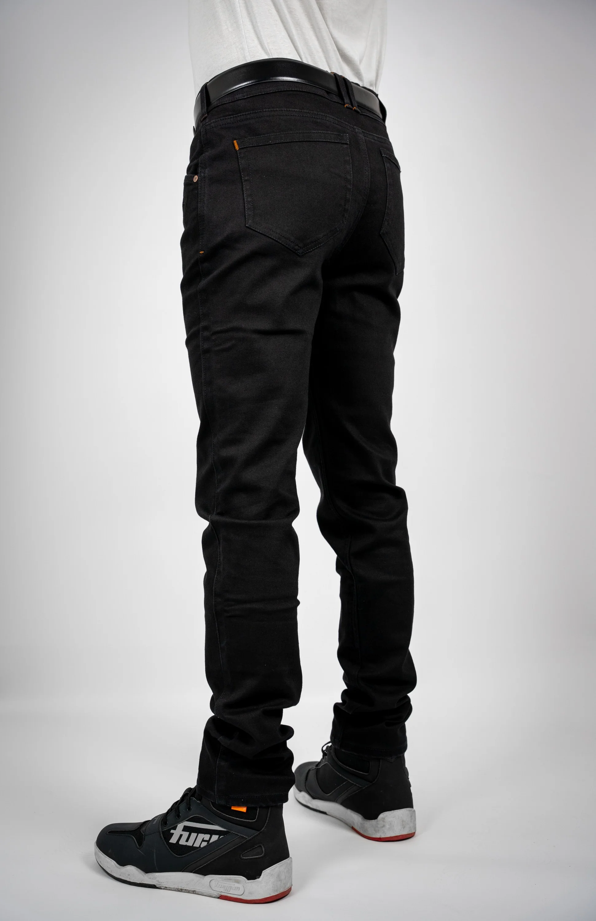 BULL-IT TROJAN STRAIGHT JEANS X/LONG LEG - JET BLACK - Image 4