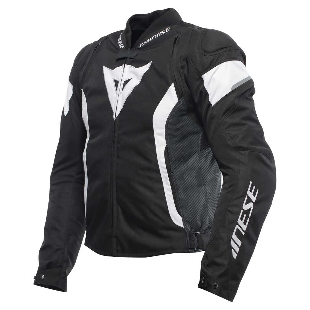 DAINESE AVRO 5 TEXTILE JACKET - BLACK/WHITE/BLACK
