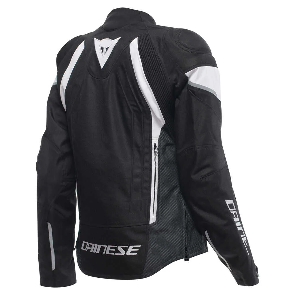 DAINESE AVRO 5 WOMENS TEXTILE JACEKT - BLACK/WHITE/BLACK - Image 2