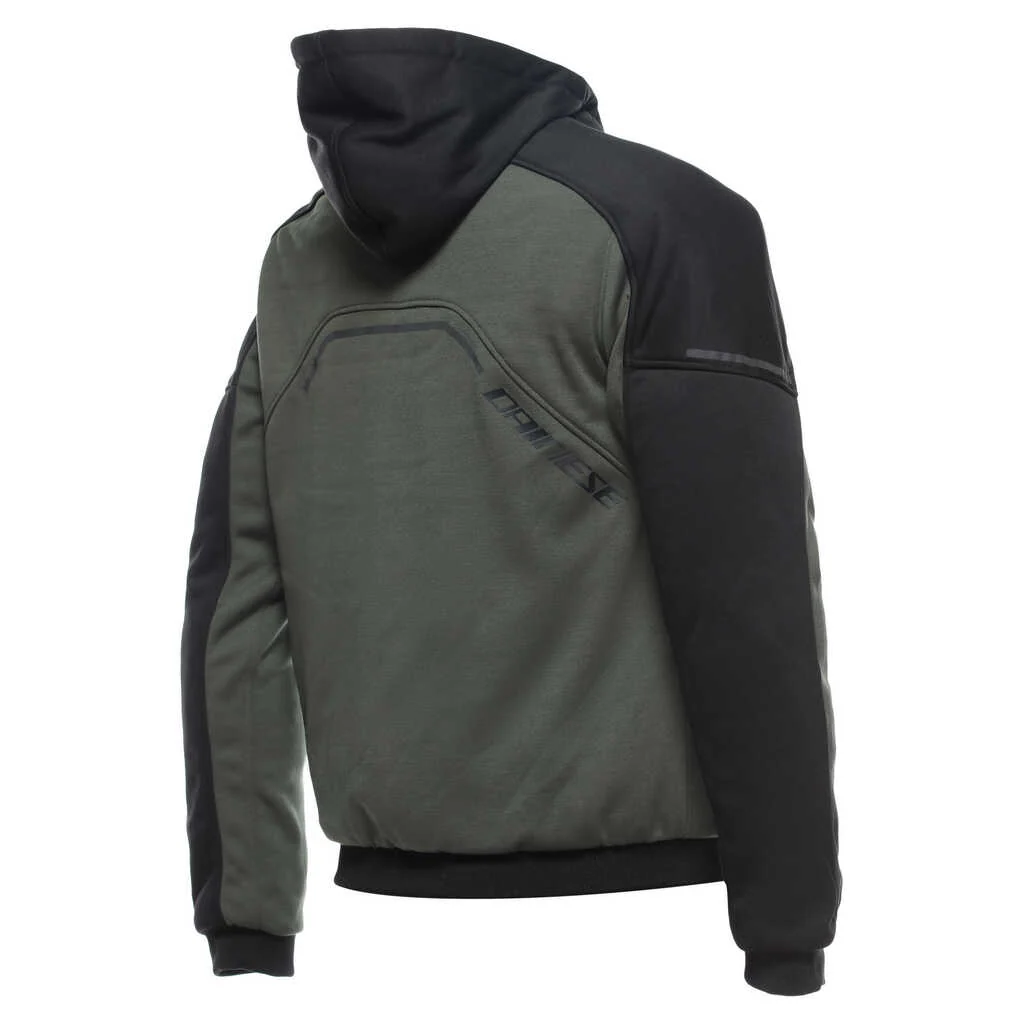 DAINESE DAEMON-X SAFETY FULLZIP HOODIE - GREEN/BLACK - Image 2