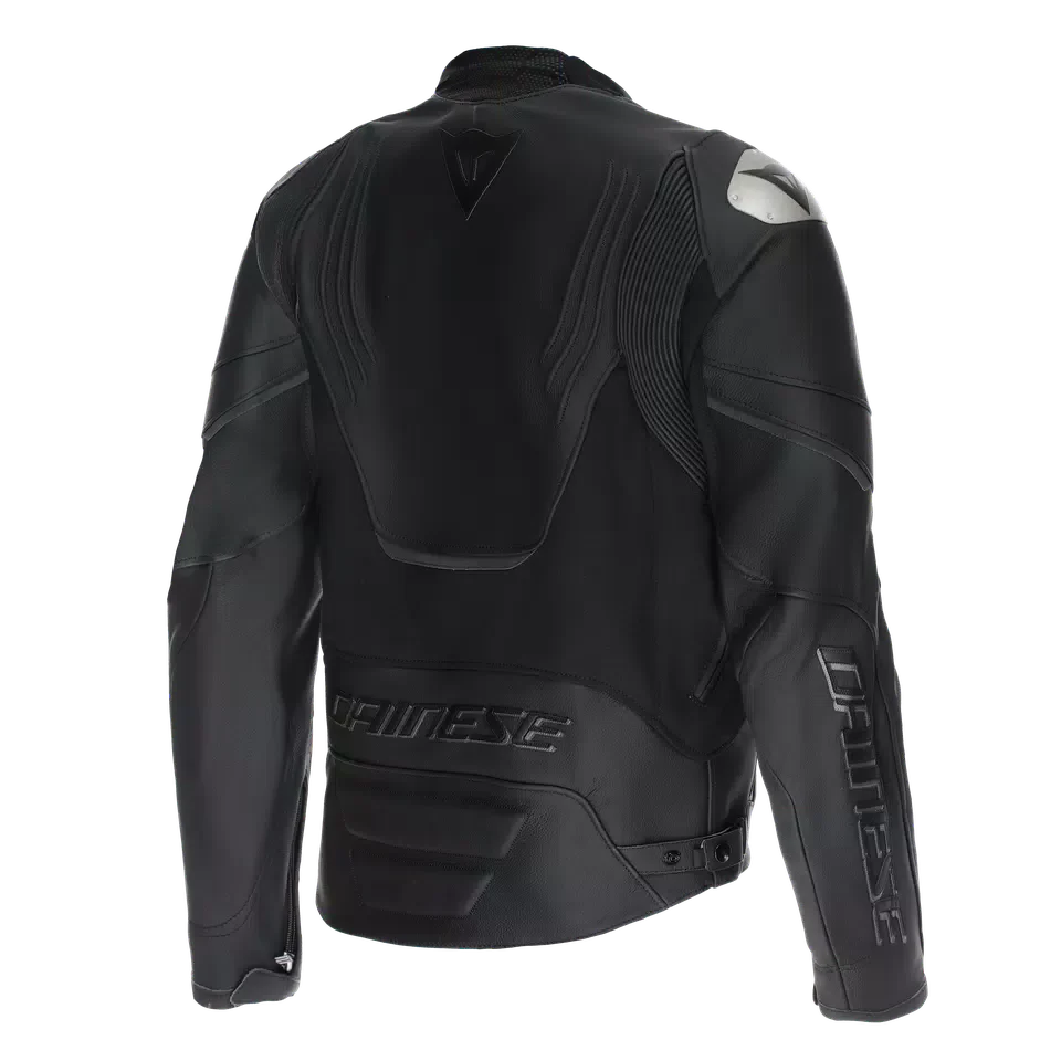 DAINESE RACING 5 LEATHER JACKET - BLACK/BLACK - Image 2