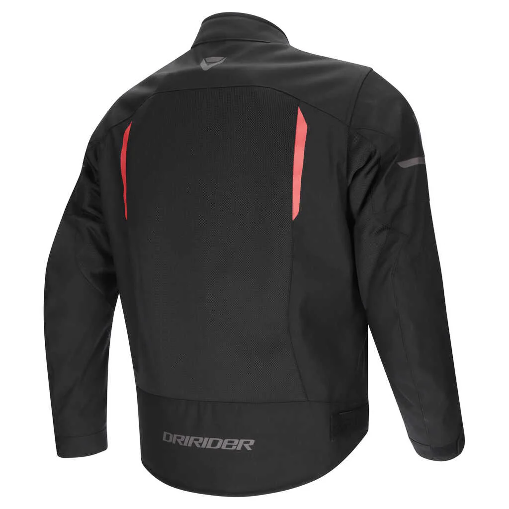 DRIRIDER AIR-RIDE 6 JACKET - BLACK/RED - Image 2