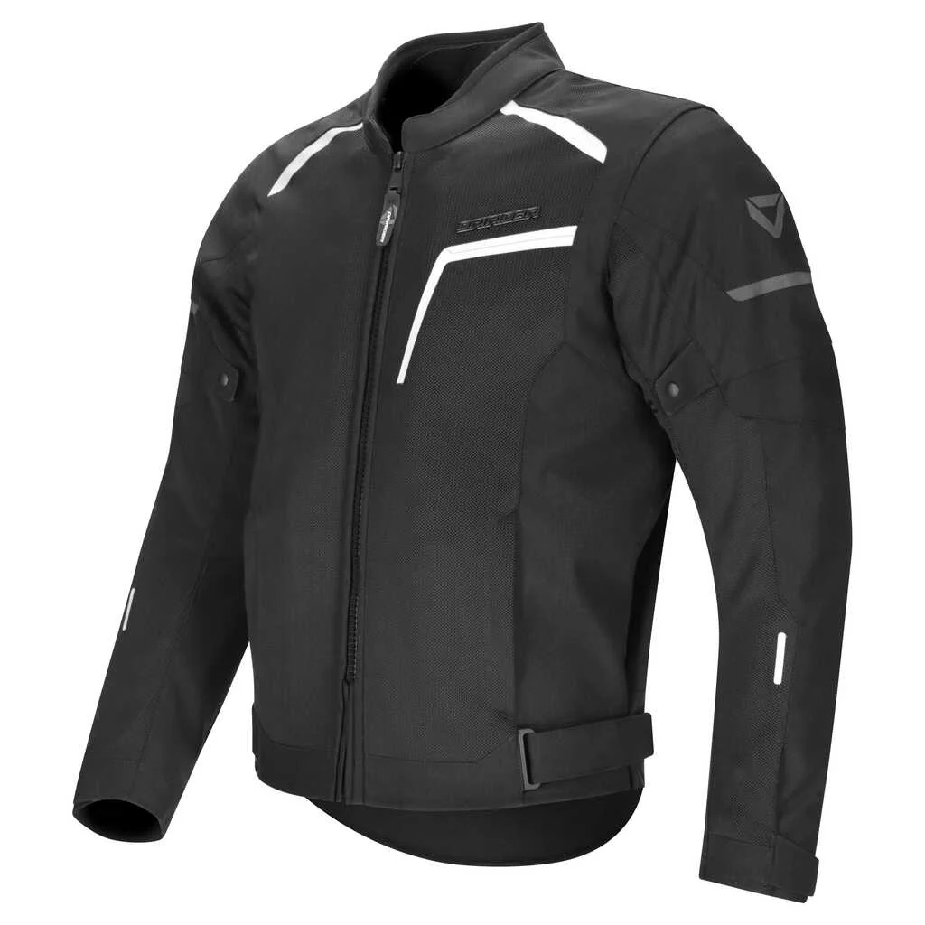DRIRIDER AIR-RIDE 6 LADIES JACKET - BLACK/WHITE