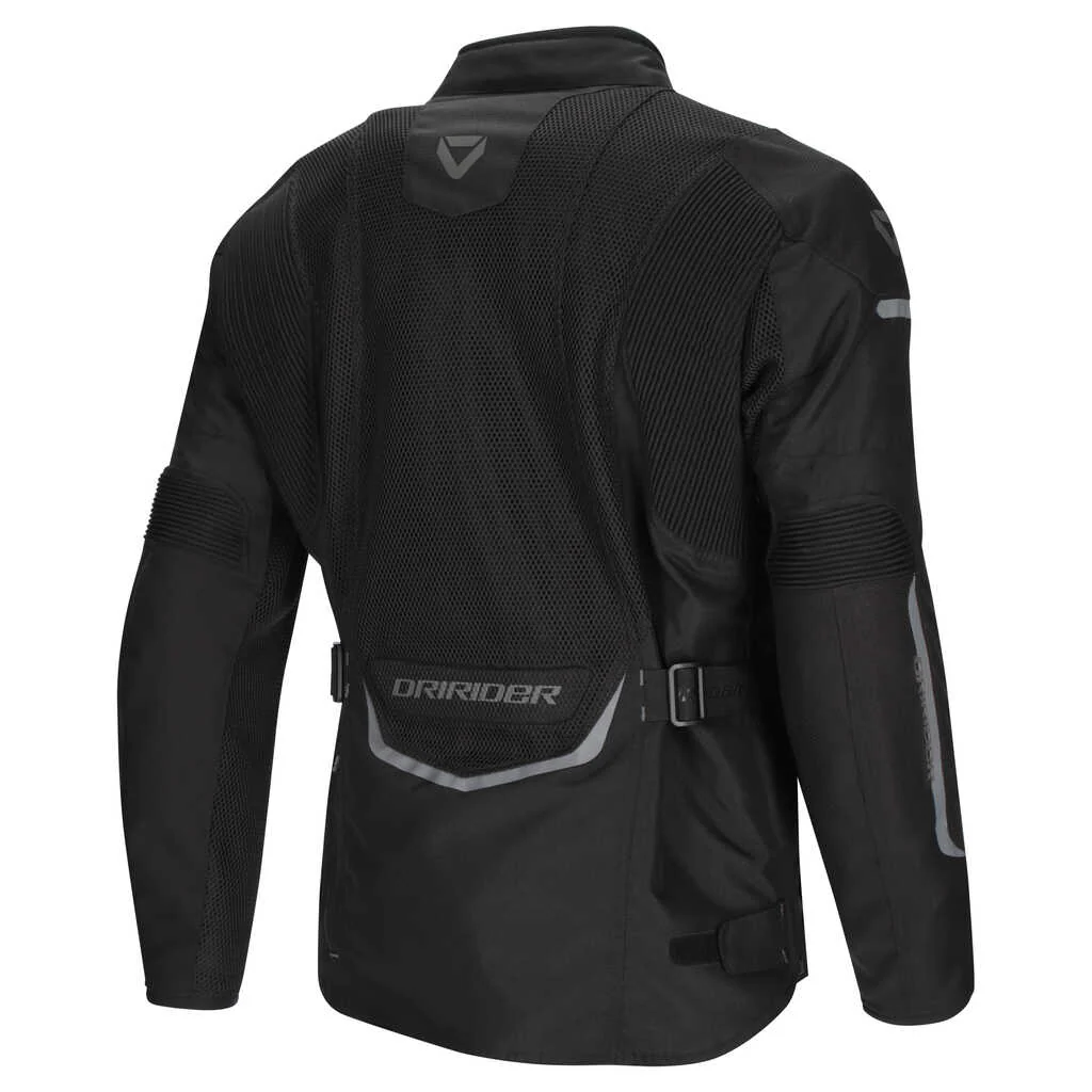 DRIRIDER APEX 6 AIRFLOW JACKET - BLACK/BLACK - Image 2