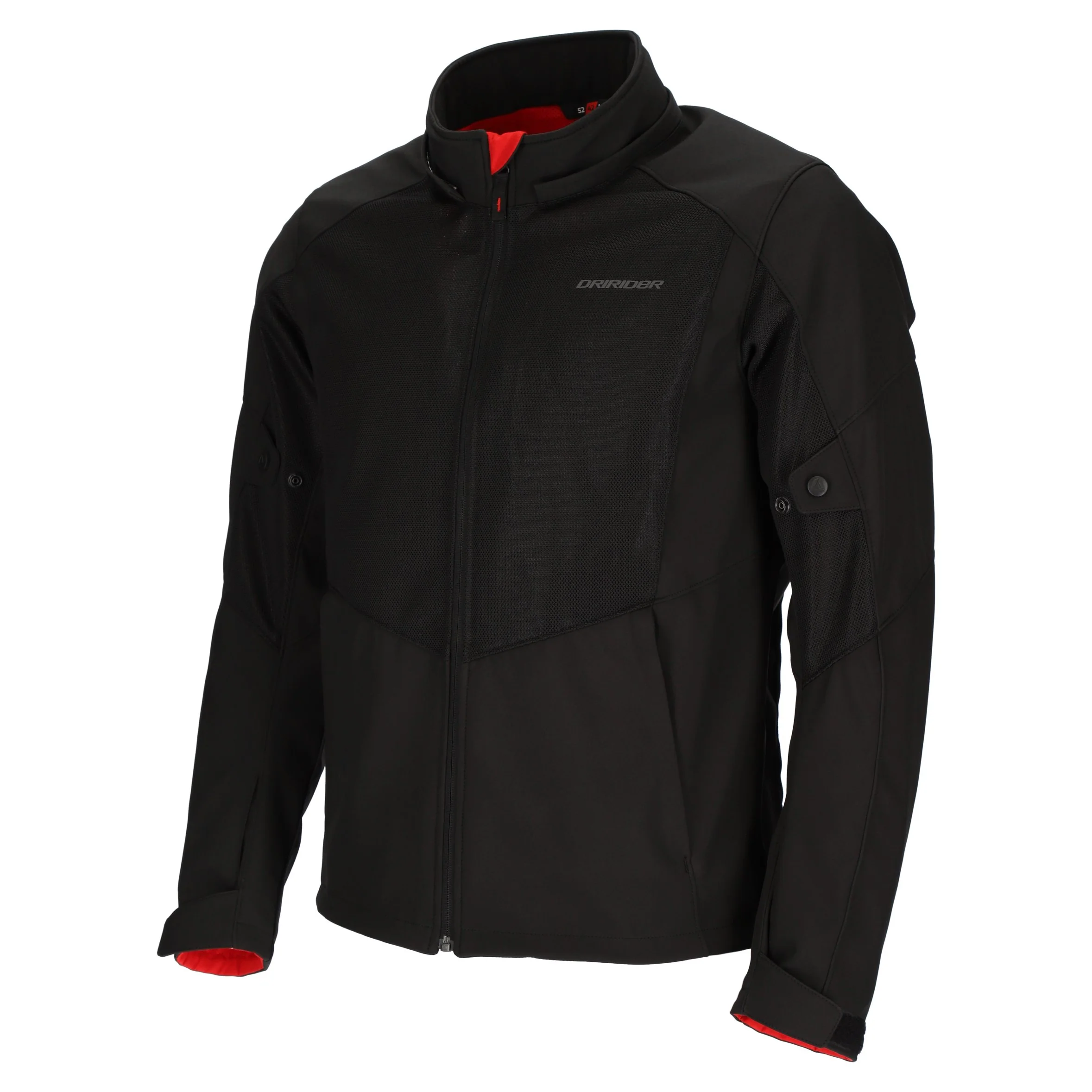DRIRIDER BLVD VENTED SOFT SHELL JACKET - BLACK - Image 2