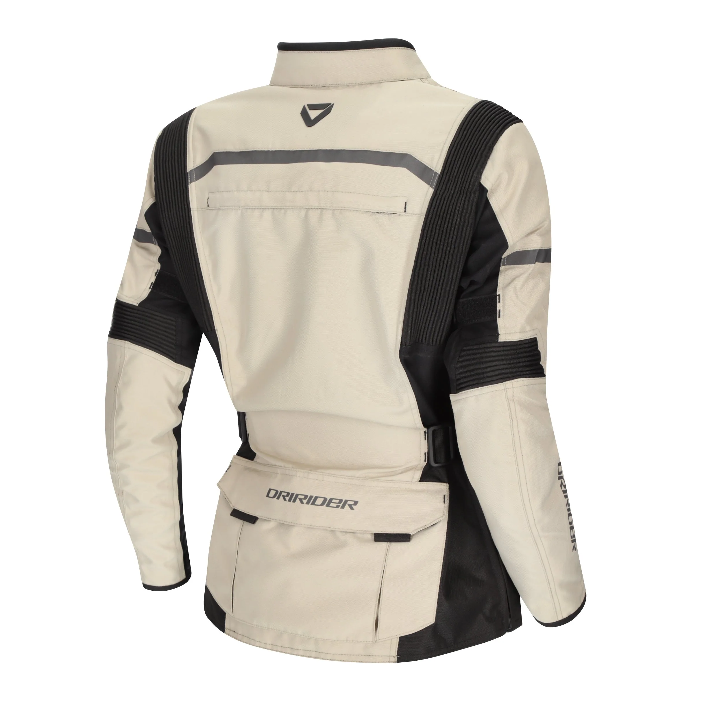DRIRIDER COMPASS V LADIES JACKET - SAND/BLACK - Image 2