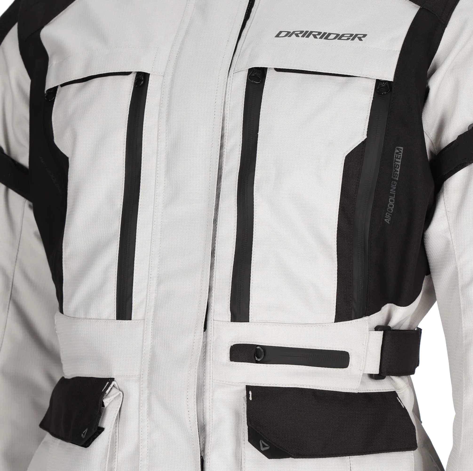 DRIRIDER EXPLORER ADVENTURE LADIES JACKET - LIGHT GREY - Image 3