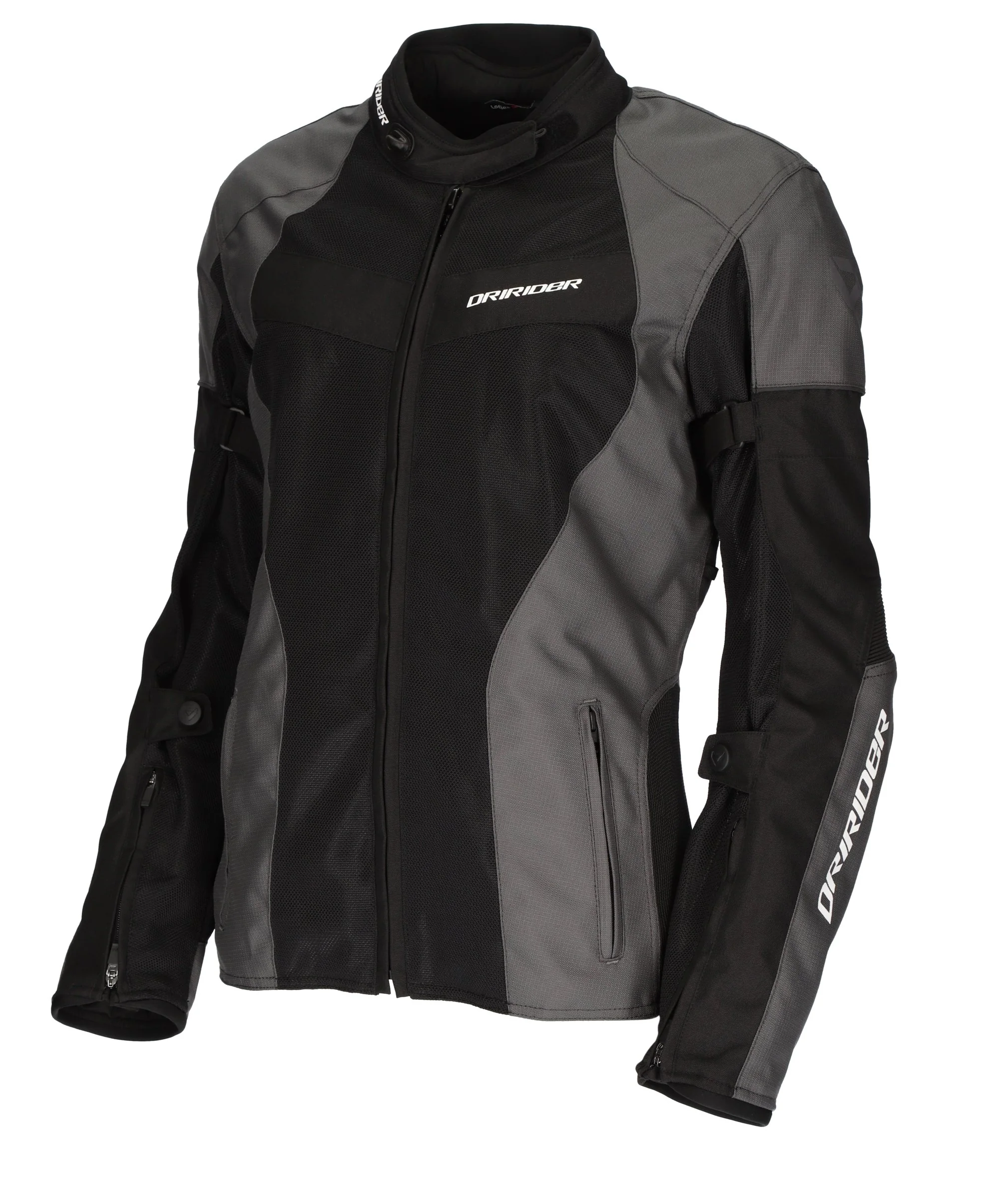 DRIRIDER VIVID 3 AIR LADIES JACKET - GREY/BLACK