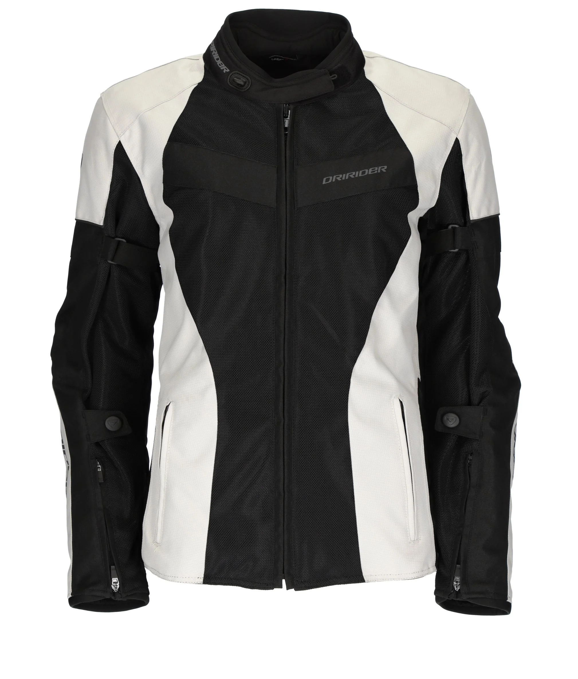DRIRIDER VIVID 3 AIR LADIES JACKET - PEARL BLACK - Image 2