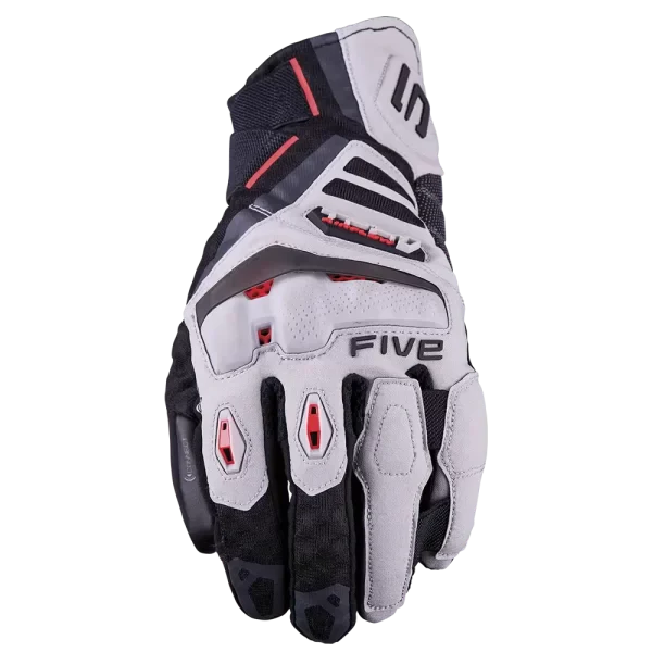 FIVE TFX-1 AIRFLOW SHORT GLOVES - GREY/RED