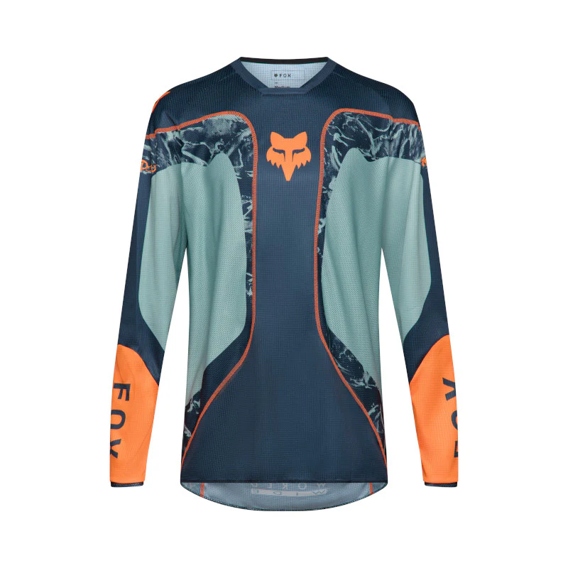 FOX 2026 180 IMAGE PRINT JERSEY - ARCTIC BLUE
