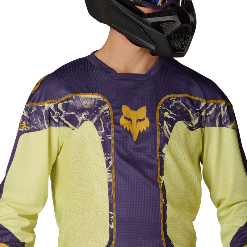 FOX 2026 180 IMAGE PRINT JERSEY - PEAR YELLOW - Image 3
