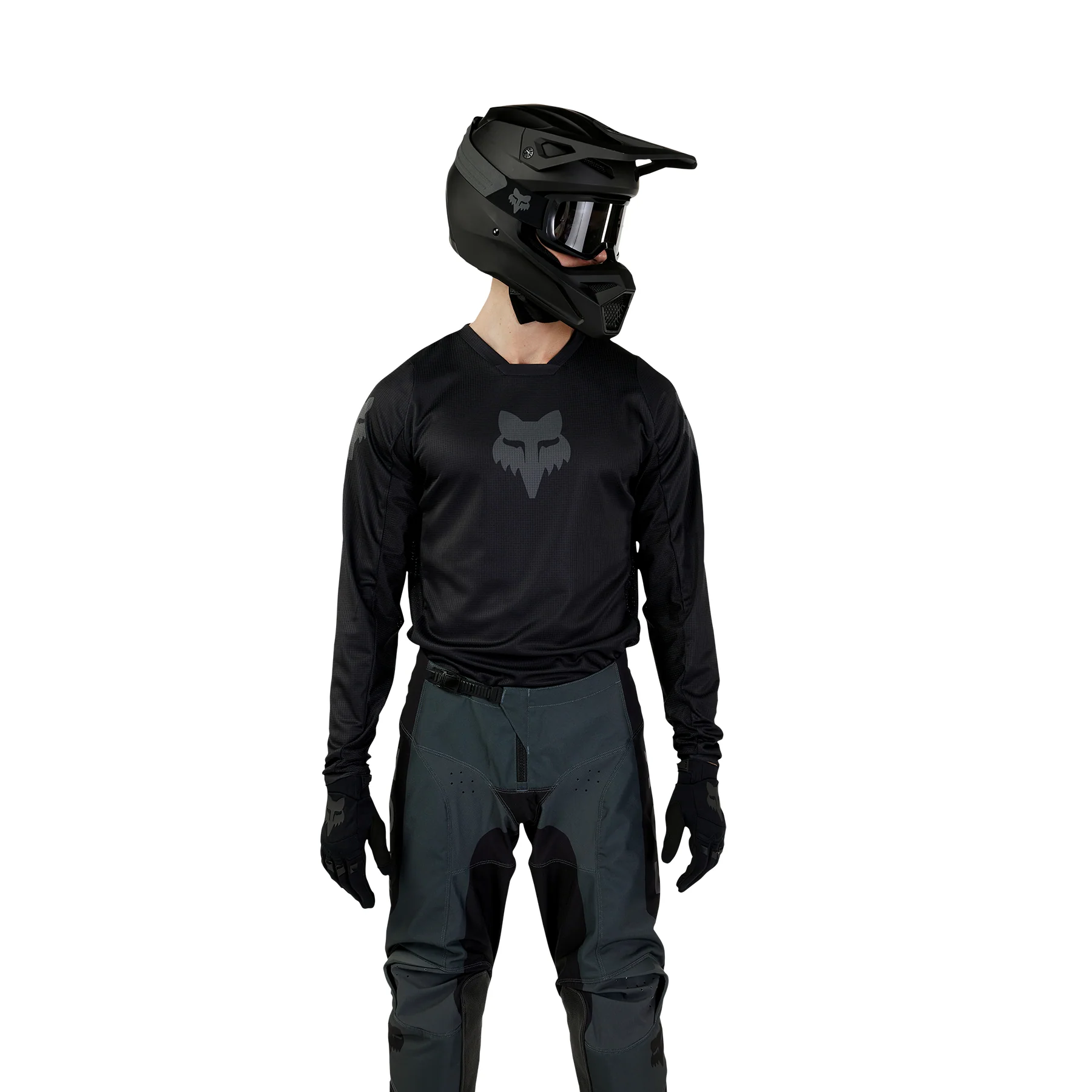 FOX 2025 180 BLACKOUT JERSEY - BLACK - Image 2