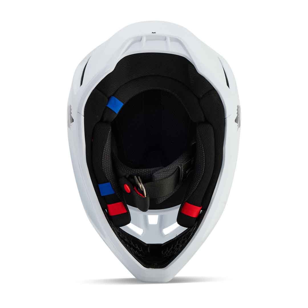 FOX 2025 YOUTH V3 SOLID HELMET - MATTE WHITE - Image 4