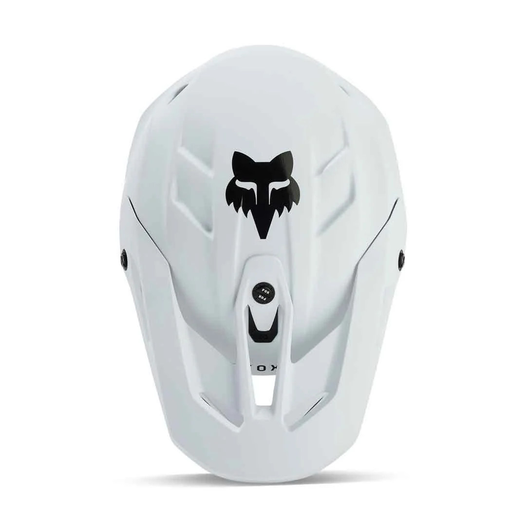 FOX 2025 YOUTH V3 SOLID HELMET - MATTE WHITE - Image 6