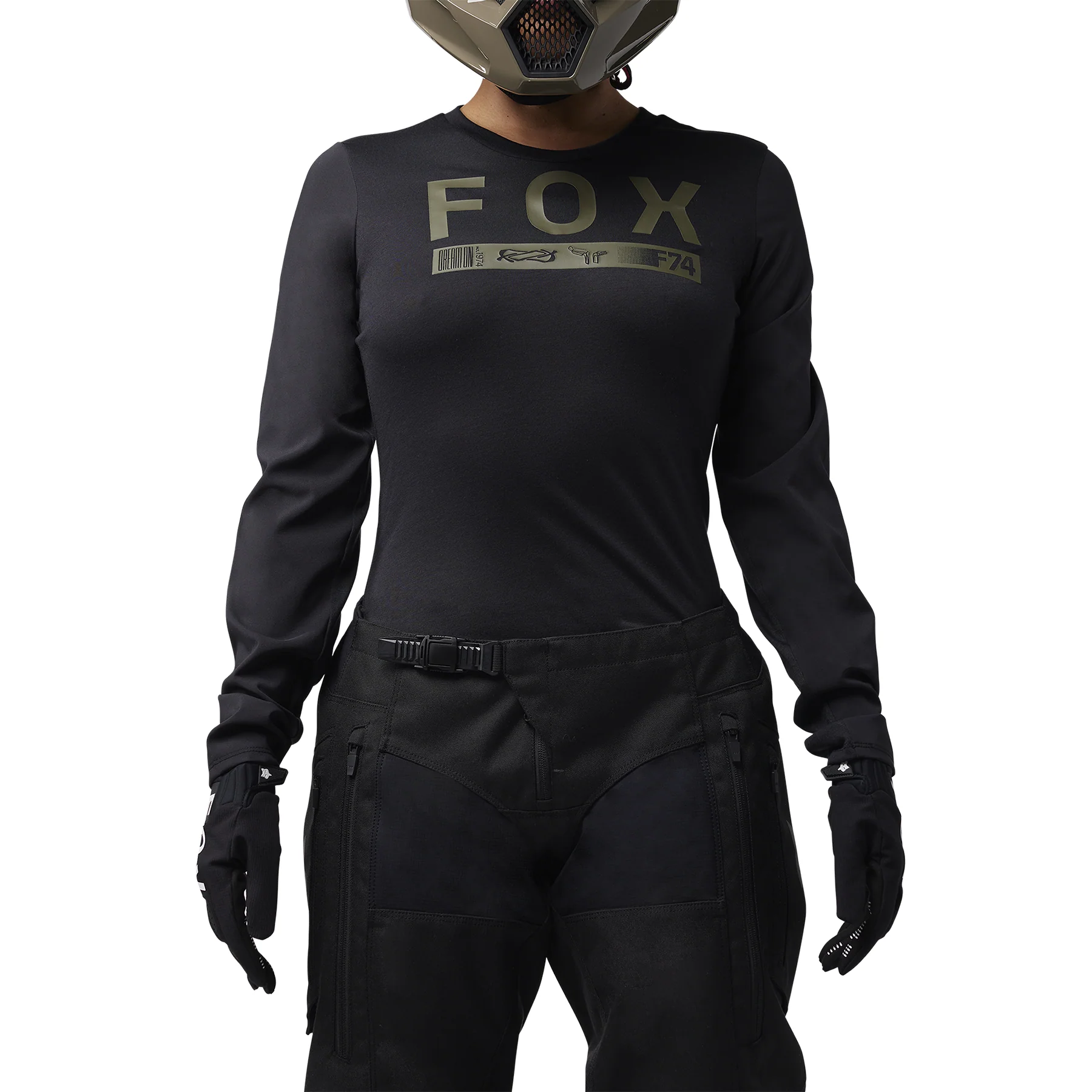 FOX 2026 WOMENS RANGER OFF ROAD JERSEY - BLACK - Image 3