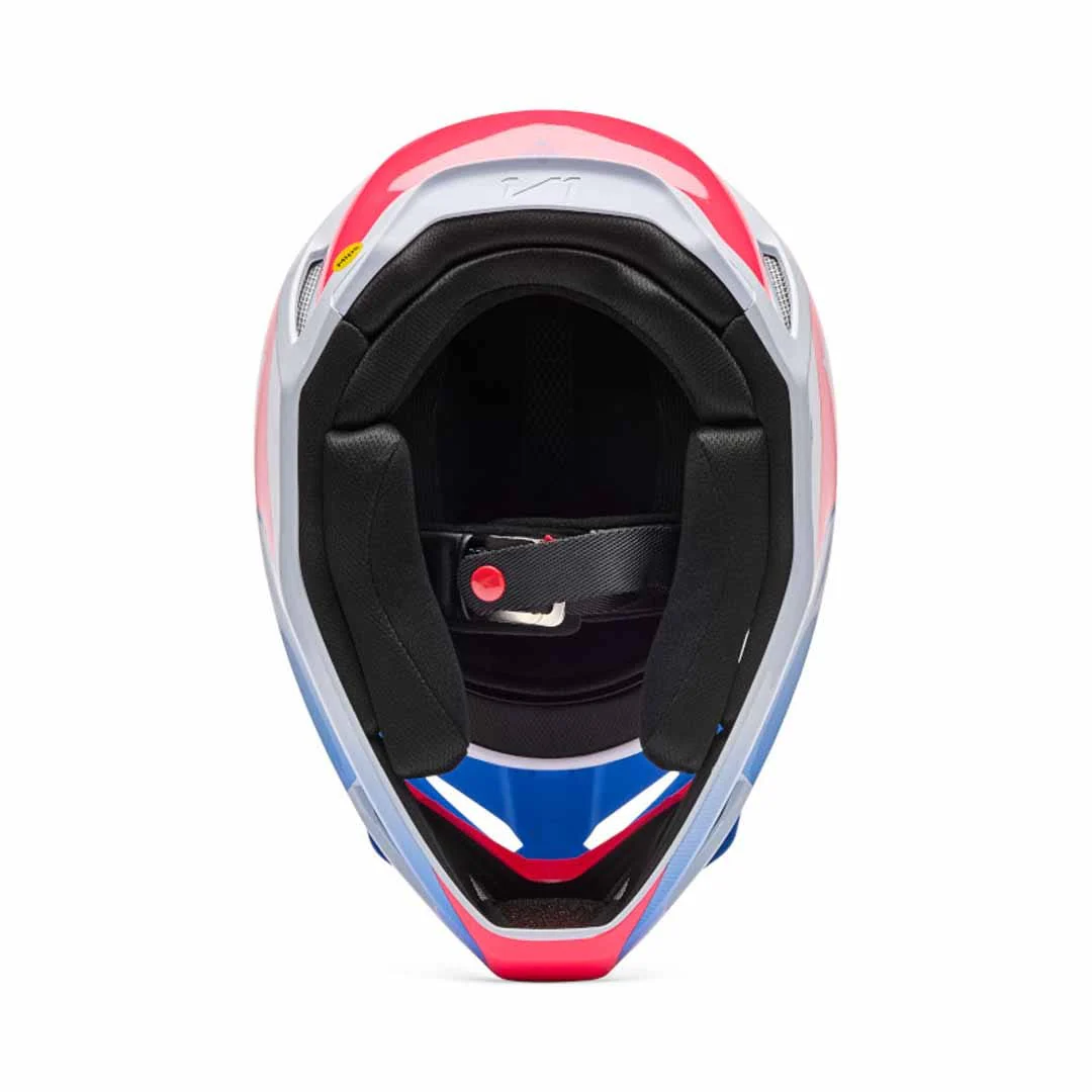 FOX 2026 YOUTH V1 COLLECT HELMET - BLUE PINK - Image 2