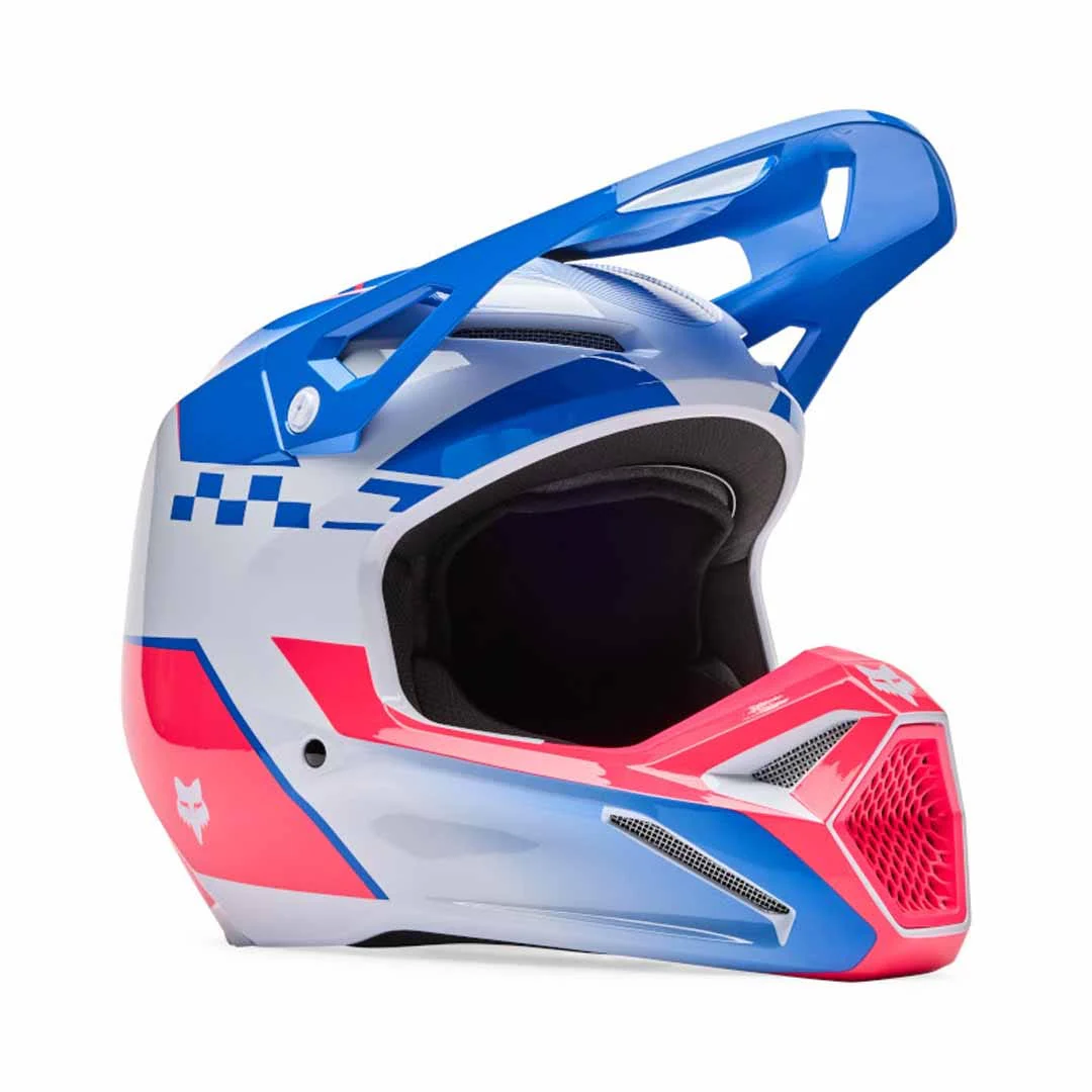 FOX 2026 YOUTH V1 COLLECT HELMET - BLUE PINK - Image 6