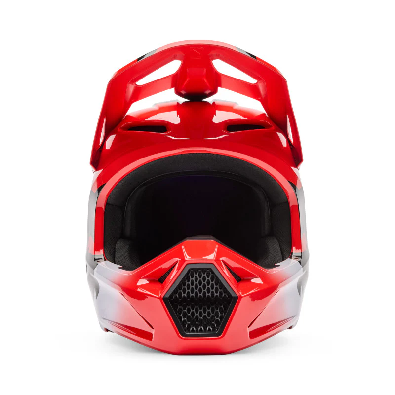 FOX 2026 YOUTH V1 SHIELD HELMET - FLO RED - Image 2