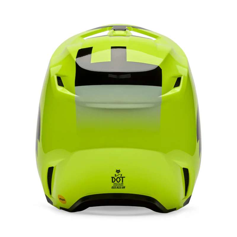 FOX 2026 YOUTH V1 SHIELD HELMET - FLO YELLOW - Image 3