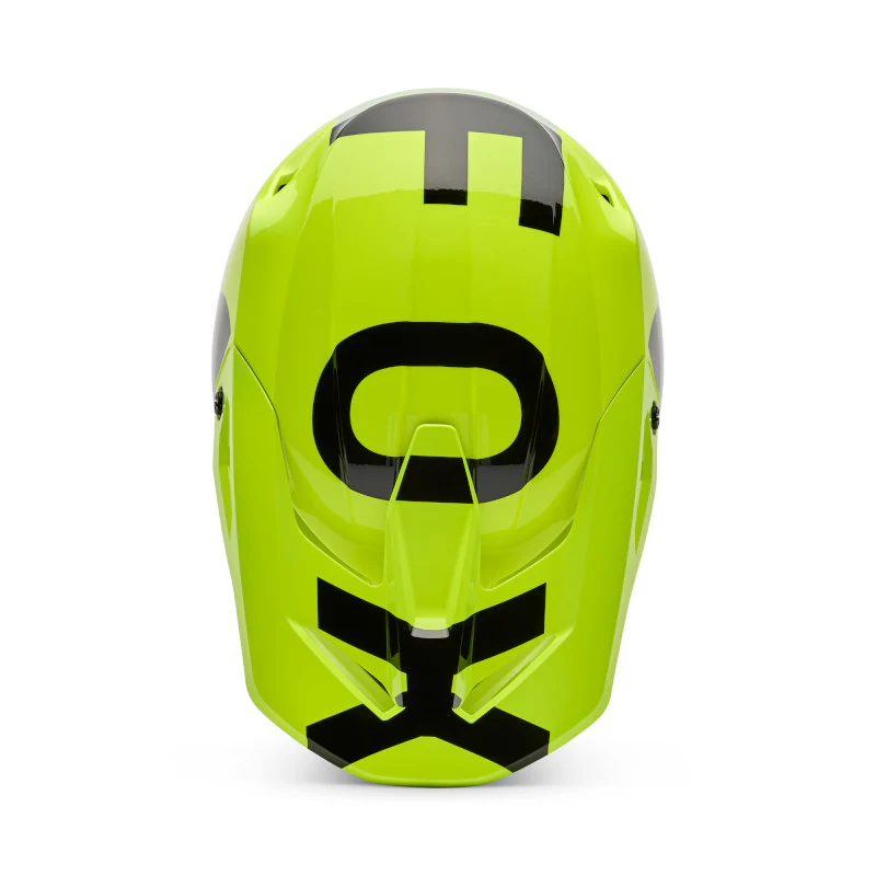 FOX 2026 YOUTH V1 SHIELD HELMET - FLO YELLOW - Image 4