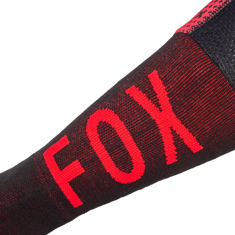 FOX FLEXAIR FRACTURE KNEE BRACE SOCKS - FLO RED - Image 3