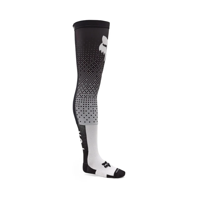 FOX FLEXAIR FRACTURE KNEE BRACE SOCKS - WHITE/BLACK