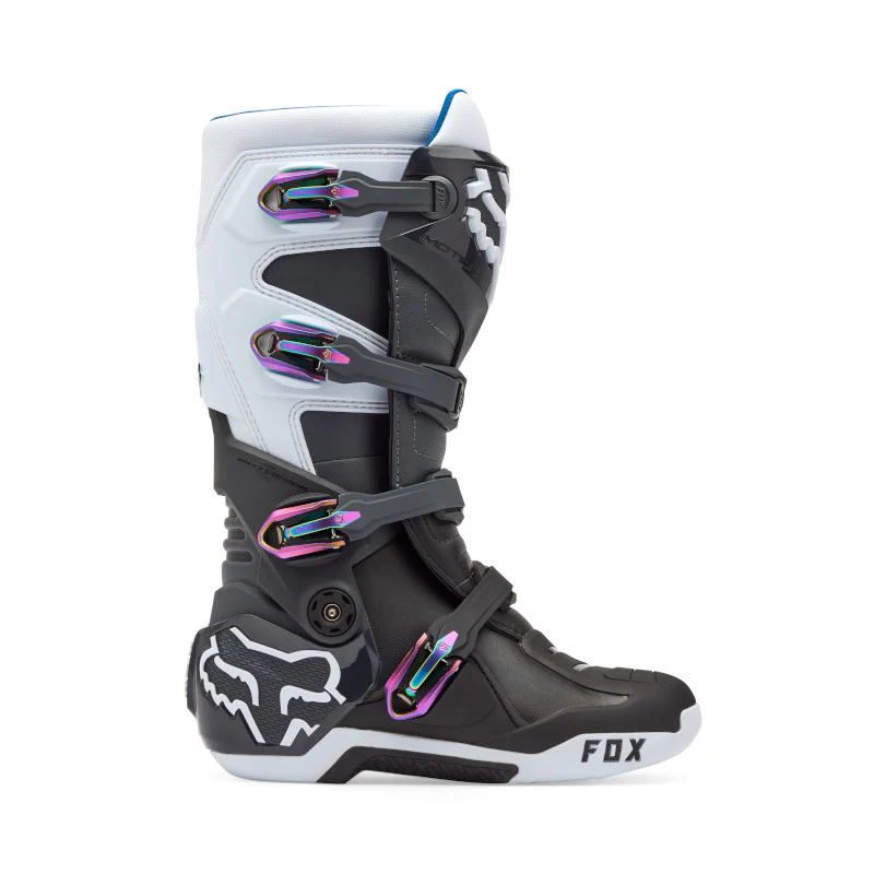 FOX MOTION BOOTS - BLACK/GREY/WHITE - Image 4